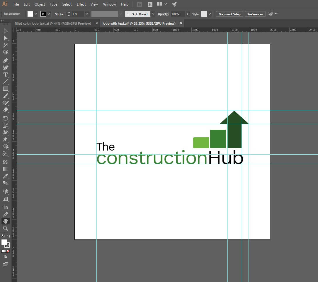 The Construction Hub Logo Design